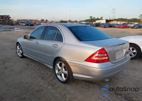 2005 Mercedes-Benz C 230 Kompressor Sport from USA, damaged, VIN WDBRF40J25F627419